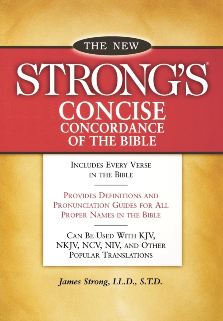 New Strong's Concise Concordance of the Bible, Paperback / softback Book