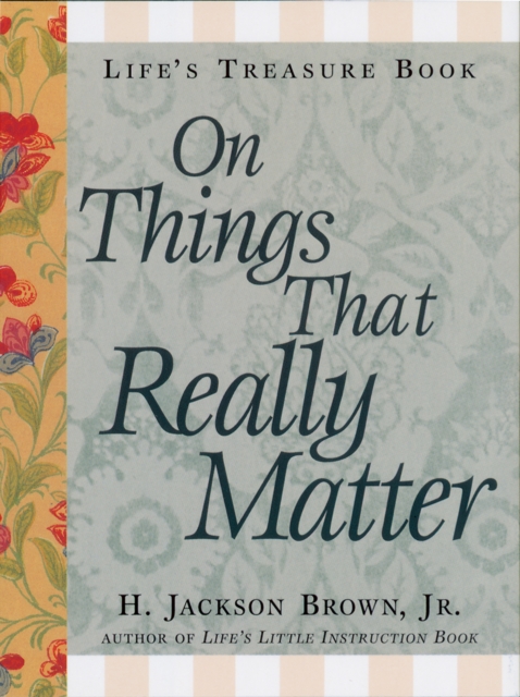 Life's Little Treasure Book on Things that Really Matter, EPUB eBook