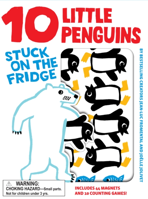 10 Little Penguins Stuck on Fridge, Toy Book