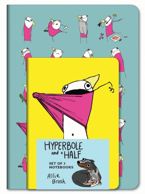 Hyperbole and a Half Notebooks (Set of 3), Notebook / blank book Book