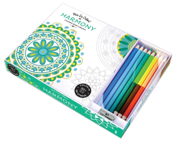 Vive Le Color! Harmony (Coloring Book and Pencils) : Color Therapy Kit, Kit Book
