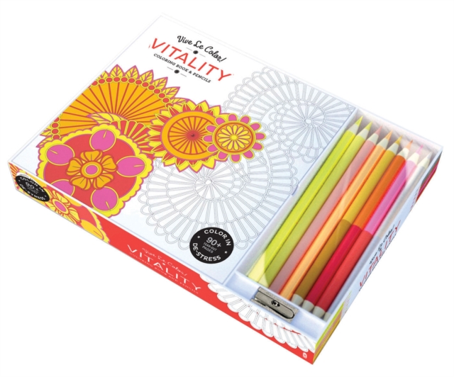 Vive Le Color! Vitality (Coloring Book and Pencils) : Color Therapy Kit, Kit Book