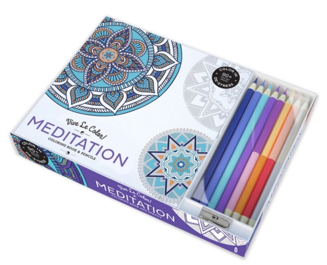Vive Le Color! Meditation (Coloring Book & Pencils) : Color Therapy Kit, Paperback / softback Book