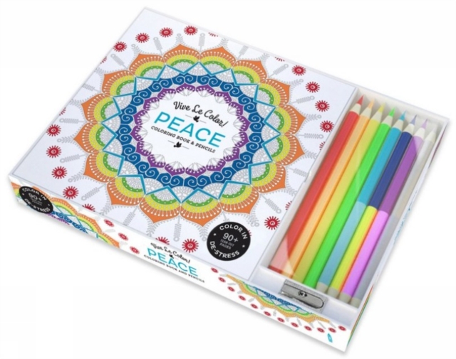 Vive Le Color! Peace (Coloring Book & Pencils) : Color Therapy Kit, Paperback / softback Book