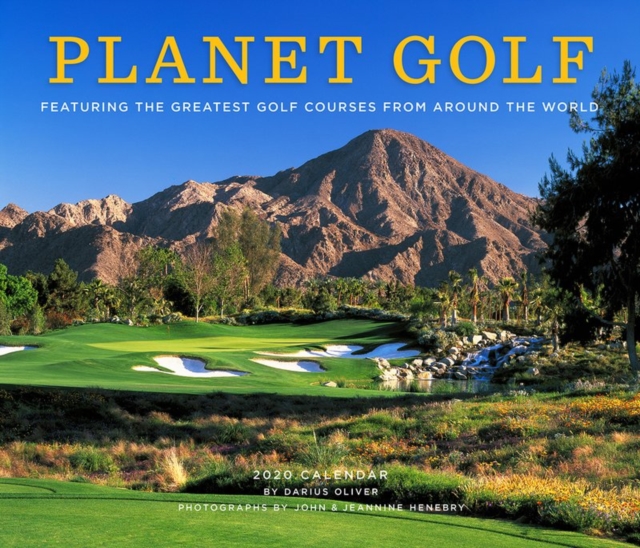 Planet Golf 2020 Wall Calendar, Calendar Book
