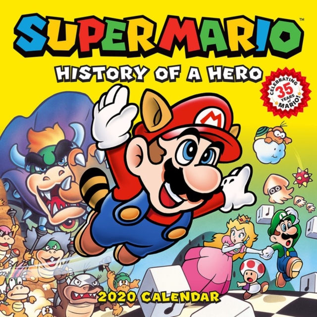 Super Mario Retro 2020 Wall Calendar : History of a Hero, Calendar Book