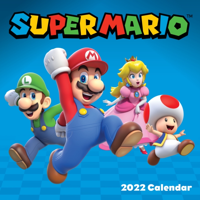 Super Mario 2022 Wall Calendar, Calendar Book