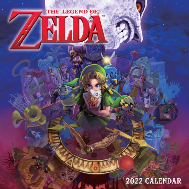 The Legend of Zelda 2022 Wall Calendar, Calendar Book