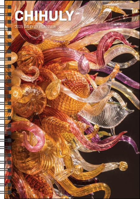 Chihuly 12-Month 2025 Softcover Weekly Planner Calendar, Calendar Book