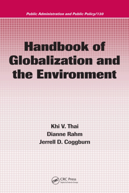 Handbook of Globalization and the Environment, PDF eBook