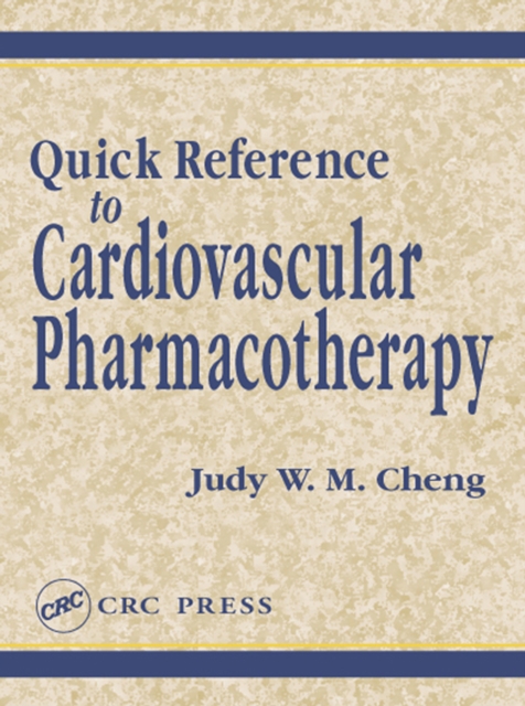 Quick Reference to Cardiovascular Pharmacotherapy, PDF eBook