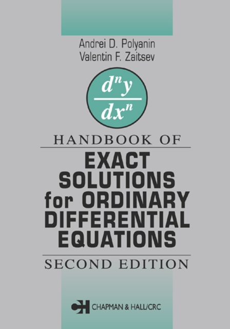 Handbook of Exact Solutions for Ordinary Differential Equations, PDF eBook