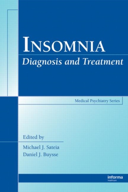 Insomnia : Diagnosis and Treatment, Hardback Book