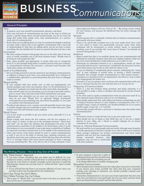 Business Communications, PDF eBook