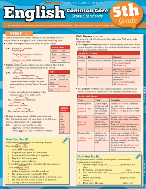 English Common Core 5th Grade, PDF eBook