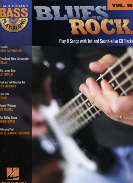 Bass Play-Along Volume 18 : Blues Rock, Paperback / softback Book