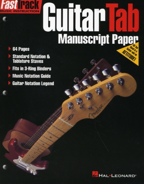 FastTrack - Guitar Tab Manuscript Paper, Book Book