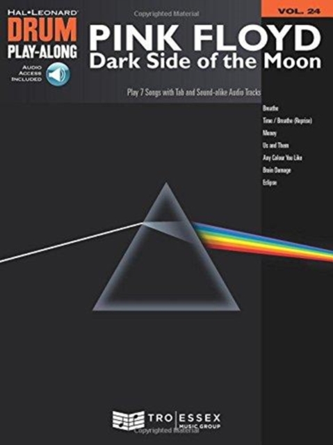 Dark Side of the Moon Drum Play-Along, Sheet music Book