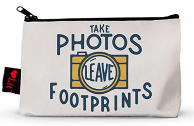 Take Photos, Leave Footprints Pencil Pouch, Other printed item Book