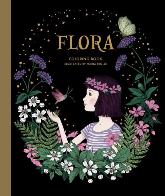 Flora Coloring Book, Hardback Book