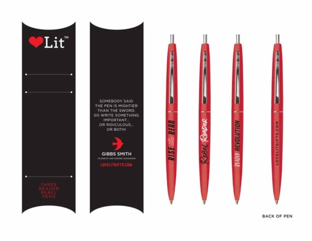 Rebel Rebel Pens (LoveLit Mini Bic Click Pens Set), Other printed item Book