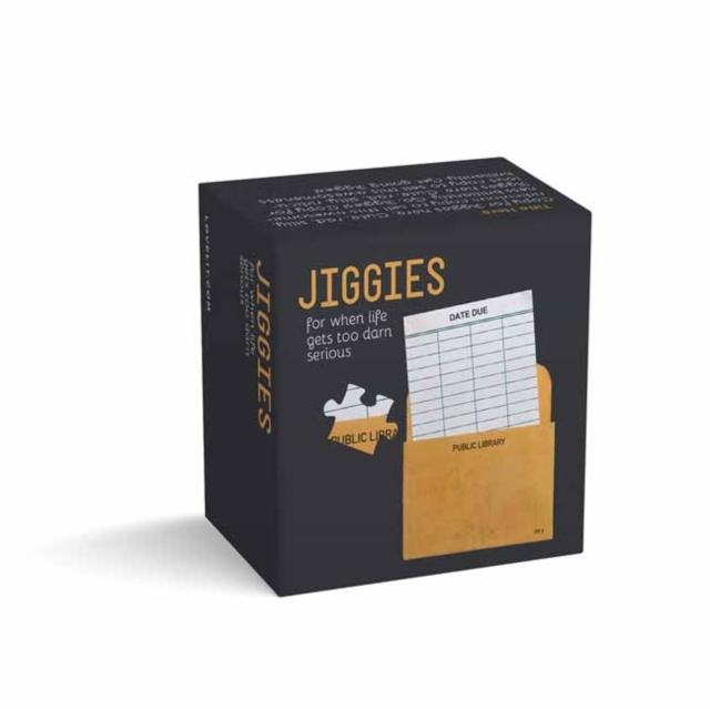 Library Card Jiggie : Die-Cut 85-Piece Jigsaw Puzzle, Jigsaw Book