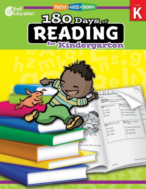 180 Days of Reading for Kindergarten : Practice, Assess, Diagnose, Paperback / softback Book