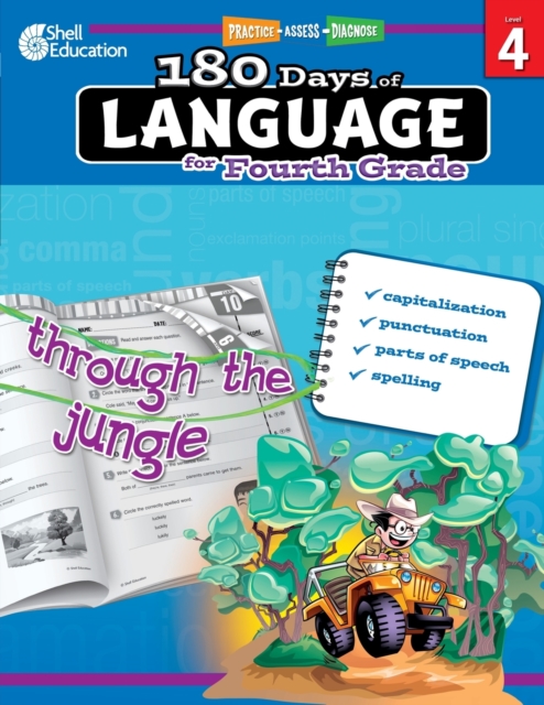 180 Days of Language for Fourth Grade : Practice, Assess, Diagnose, Paperback / softback Book