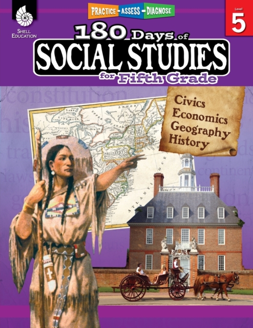 180 Days of Social Studies for Fifth Grade : Practice, Assess, Diagnose, Paperback / softback Book
