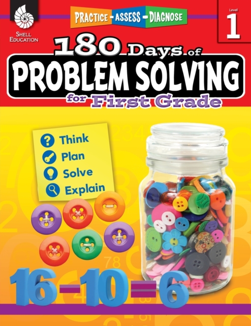180 Days of Problem Solving for First Grade : Practice, Assess, Diagnose, Paperback / softback Book