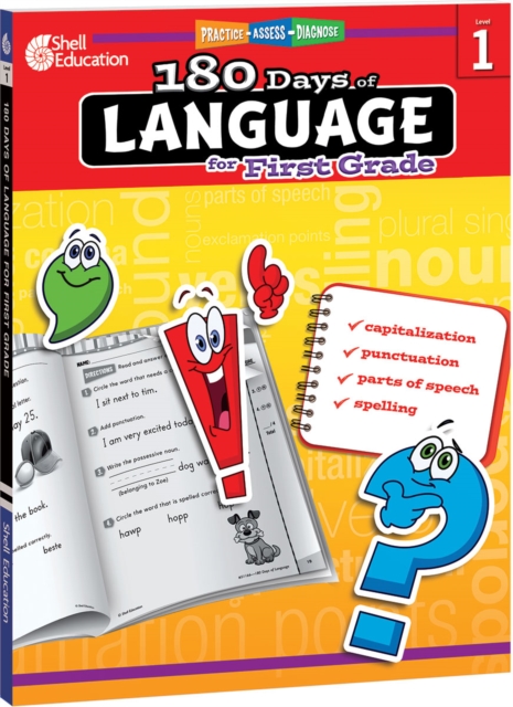 180 Days of Language for First Grade : Practice, Assess, Diagnose, PDF eBook