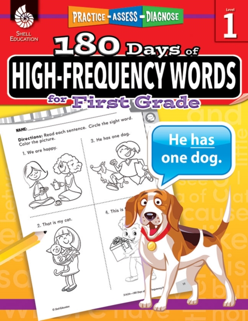 180 Days of High-Frequency Words for First Grade : Practice, Assess, Diagnose, PDF eBook