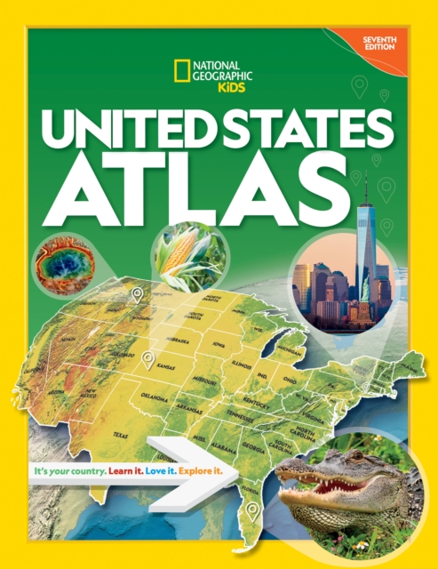 National Geographic Kids United States Atlas 7th edition, Hardback Book