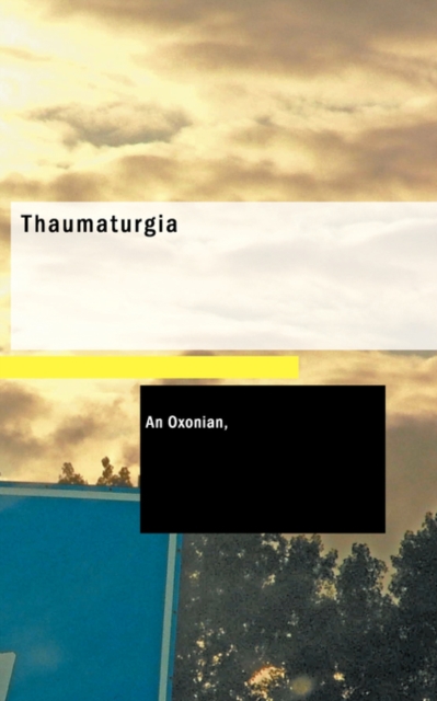 Thaumaturgia, Paperback / softback Book
