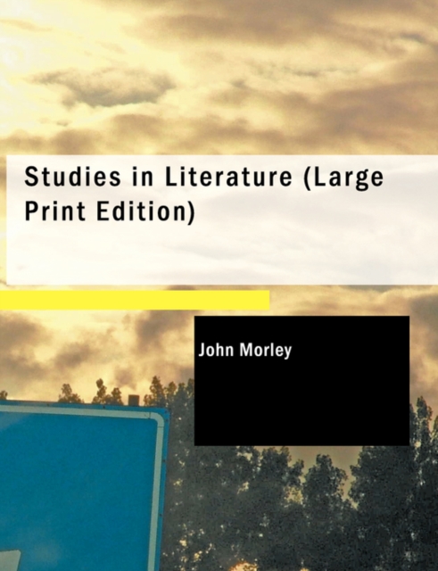 Studies in Literature, Paperback Book