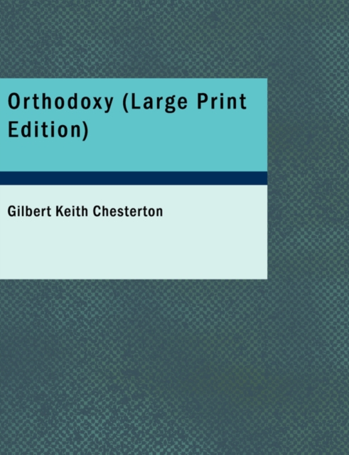 Orthodoxy, Paperback Book