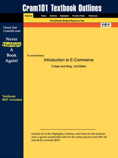 Studyguide for Introduction to E-Commerce by King, Turban &, ISBN 9780130094056, Paperback / softback Book