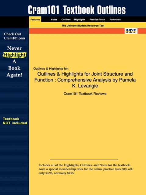 Studyguide for Joint Structure and Function : Comprehensive Analysis by Levangie, Pamela K., ISBN 9780803611917, Paperback / softback Book