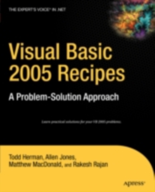 Visual Basic 2005 Recipes : A Problem-Solution Approach, PDF eBook