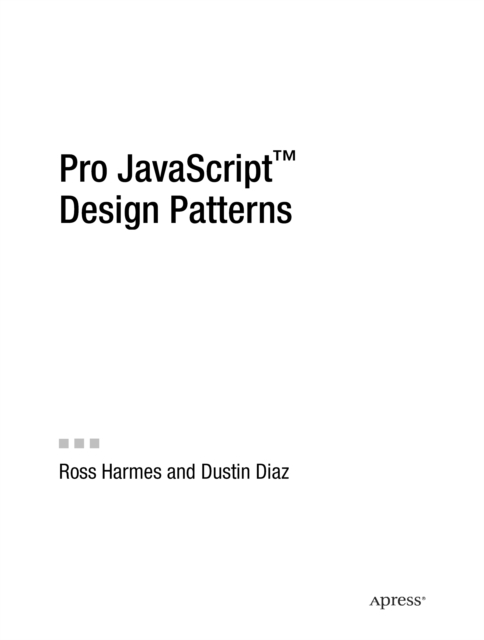 Pro JavaScript Design Patterns, PDF eBook