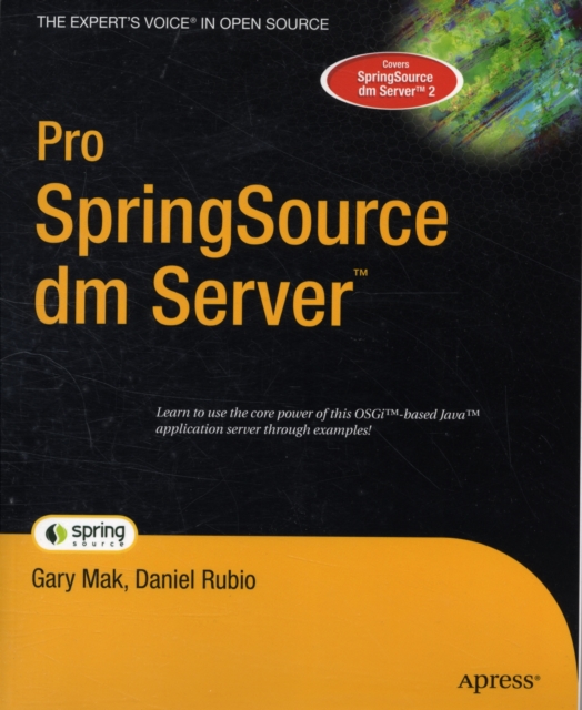 Pro SpringSource dm Server, Paperback / softback Book