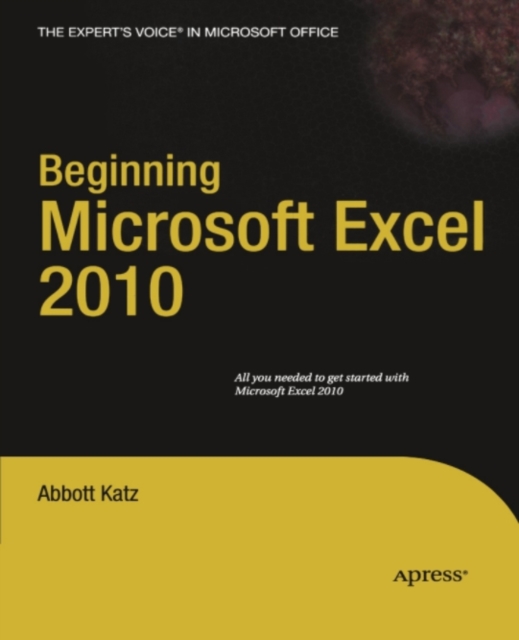 Beginning Microsoft Excel 2010, PDF eBook