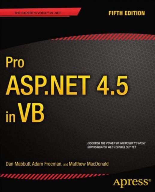 Pro ASP.NET 4.5 in VB, Paperback / softback Book