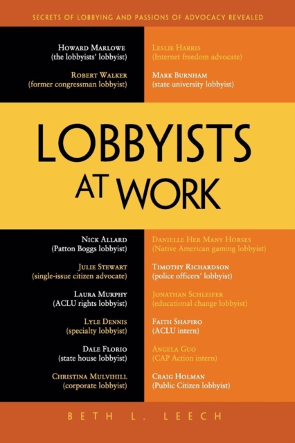 Lobbyists at Work, Paperback / softback Book