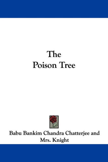 The Poison Tree, Paperback Book