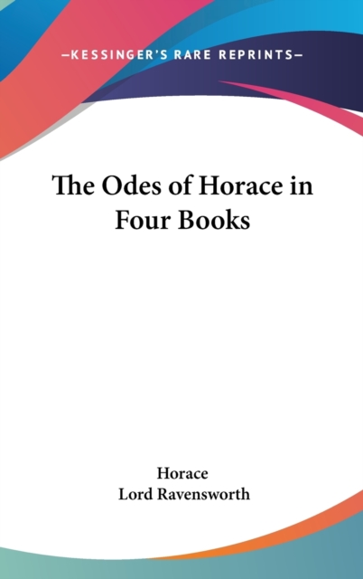 The Odes of Horace in Four Books,  Book