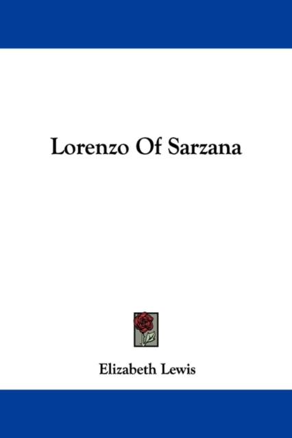 LORENZO OF SARZANA, Paperback Book