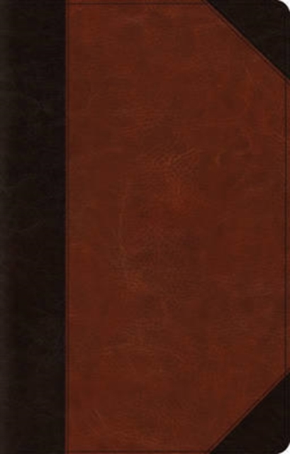 ESV Large Print Thinline Reference Bible, Leather / fine binding Book