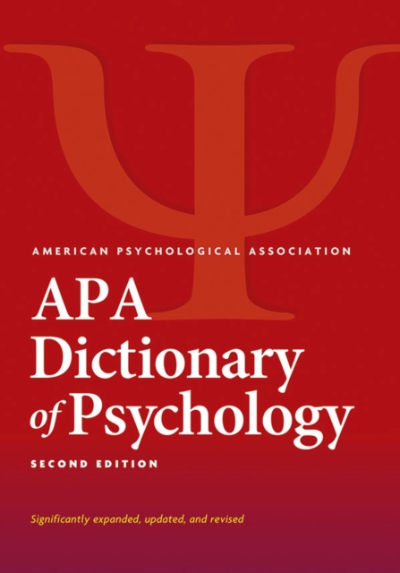 APA Dictionary of Psychology, Hardback Book