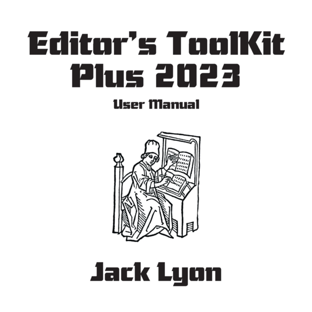 Editor's ToolKit Plus 2023 : User Manual, Paperback / softback Book
